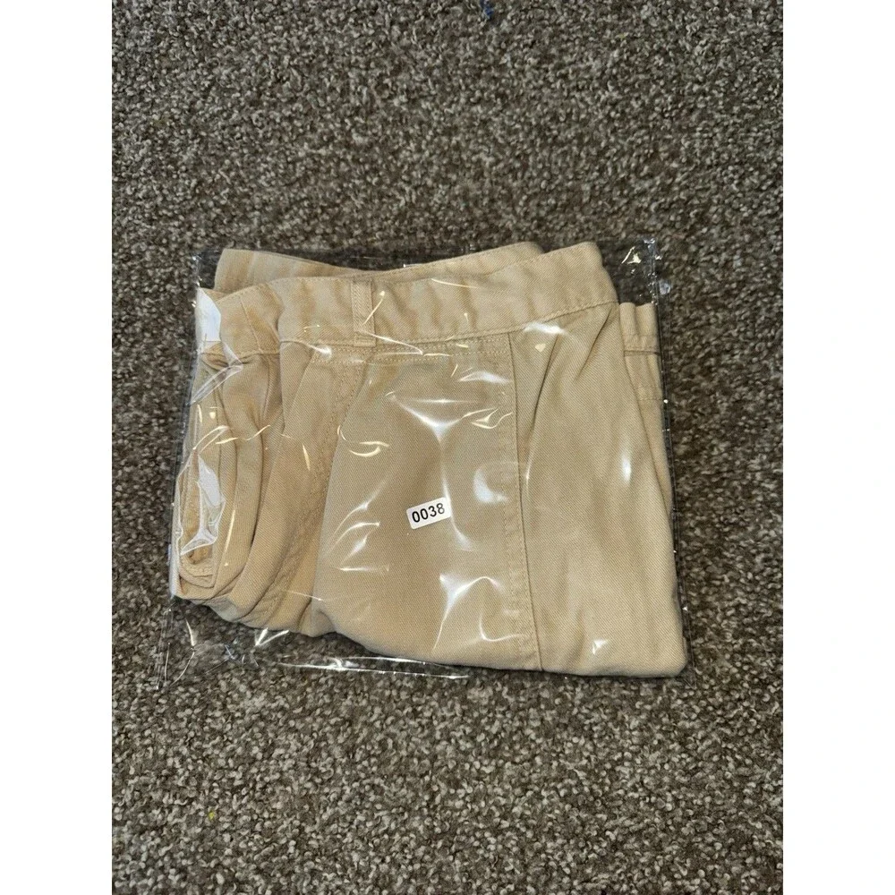 Women’s Beige Utility Shorts Universal Thread Size 10 Medium Waist Cotton Twill